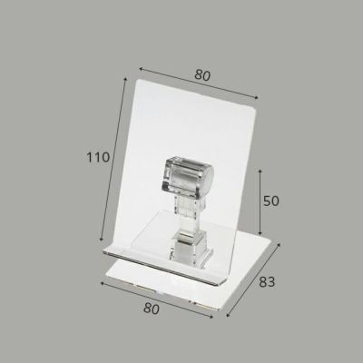 展示台① 友屋 ダンボール製展示台 ダンクルスクエアステ-ジ ホワイト