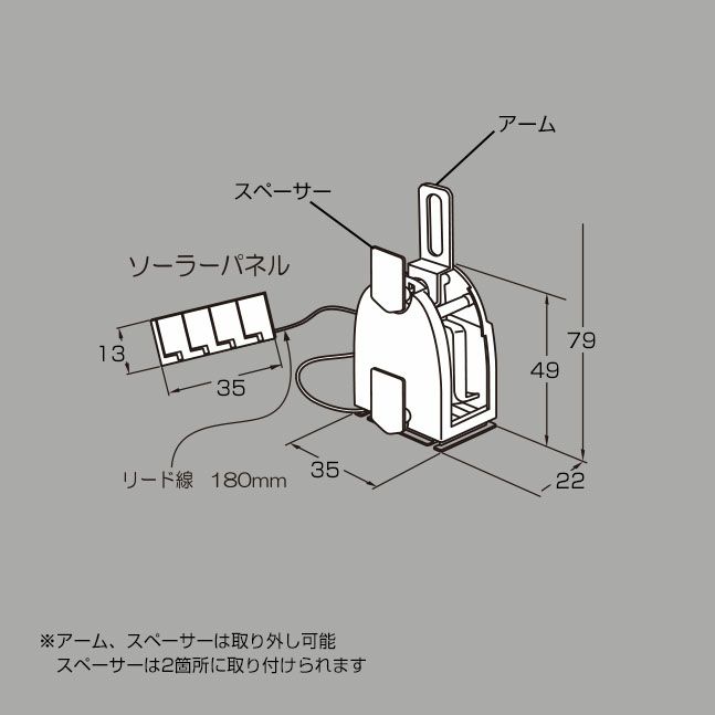 ミニフリモのサイズ表記と部位説明画像