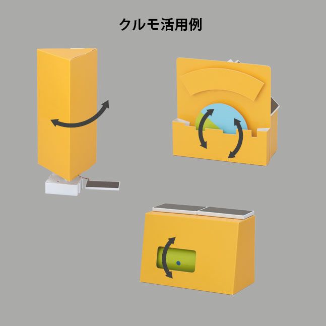 ソーラー式の動くPOP「クルモ」の活用例3パターン