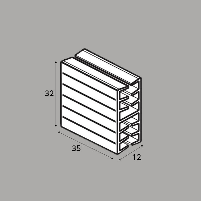 パネル連結用ＳＧＨクリップ５～７ｍｍ用のサイズ表記画像